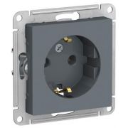 Розетка СУ 1-м Атлас (мех.) с/з 16А грифель (743)