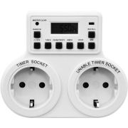 Таймер-розетка Feron TM25 3500W/16A 230V (недельная)