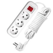 Удлинитель Универсал S-303 3гн 7м с/з 16А (ПВС 3х1) с выкл.