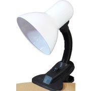 Светильник настольный Уютель UT-123В Е27 60W белая на прищепке