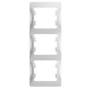 Рамка 3-м Глосса вертикал. белый