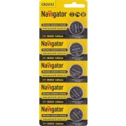 Батарейка CR2032 Navigator BL5