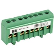 Шина PE «земля» на DIN-рейку ШНИ-6х9-8-К-З