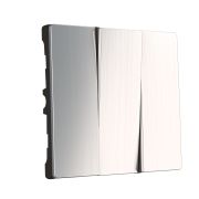 Набор клавиш д/выкл 3х-кл. глянц. никель W1139002