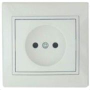 Розетка СУ 1-м Мира б/з 16А белый 701-0202-121