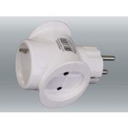 Разветвитель Toker 3Т1A 3гн с/з 16А