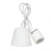 Патрон Е27 со шнуром д/LED-UFO силикон белый 1м ASD/InHome/NEOX