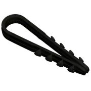 Дюбель-хомут 5х10 круглый черный (уп.50шт) EKF