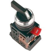 Переключатель АLСLR-22 на 3 полож. «I-O-II» 1з+1р черный ИЭК