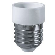 Переходник с Е14 на Е27 Navigator белый