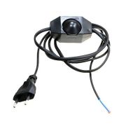 Шнур сетевой 1,6м д/бра с димм. чёрный