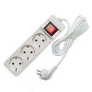 Удлинитель СОЮЗ 3гн 1.5м с/з 10А (ПВС 3*0,75) с выкл.