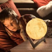 Ночник ЭРА NLED-491 1W d150мм 2режима, сенсор. диммер (Li акк., USB)