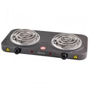 Электроплитка HomeStar HS-1105 2 конф. спираль 1кВт+1кВт черная