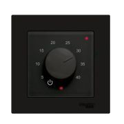 Терморегулятор СУ ТРk.1 Атлас Дизайн (датчик пола, встр., черный)
