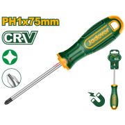 Отвертка крестовая PH1 75мм Cr-V JADEVER JDSD2213