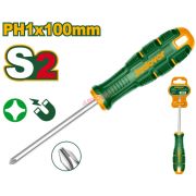 Отвертка крестовая PH1 100мм S2 JADEVER JDSDB214