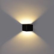 Светильник настенный LED Reluce 7W IP44 металл черный 86818-9.2-001TLFS BK