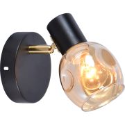 Бра Reluce 60W Е14 черный/антич.бронза/стекло 05961-0.8-01 BK+AB