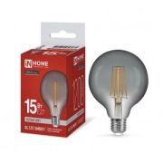 Лампа филамент E27 15W 4000K GL125 дымчатая LOFT ASD/InHome/NEOX