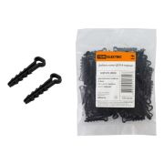 Дюбель-хомут 5х8 плоский черный (уп.100шт) ТДМ