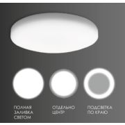 Панель EKS LOFT трехрежимная 24W 4200K 2200Лм D170х50-130х40 круг