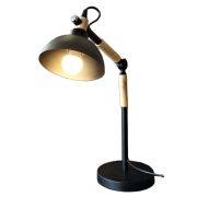 Светильник настольный COMFORT 841B под лампу E27 на основании МЕТАЛЛ ЧЕРНЫЙ OREOL