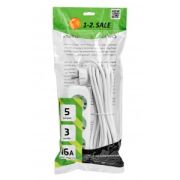 Удлинитель 1-2.SALE 3гн 5м с/з 16А (ПВС 3*1)