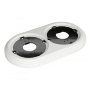 Ретро «Усадьба» Рамка 2-местная пласт БЕЛЫЙ