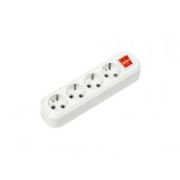 Колодка ASD/InHome 4гн с/з с выкл. 16А IP20 5291