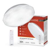 Светильник ASD/InHome 24W 4000К IP40 круг 330х55мм ДАЙМОНД