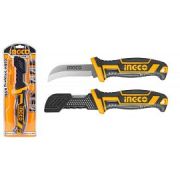 Нож монтерский д/снятия изоляции INGCO HPK82001