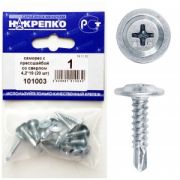 Саморез с прессшайбой сверло ШСММ 4,2*19 (20шт) НАКРЕПКО