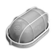 Светильник НБП «Банник» 60W Е27 IP54 04-60-002 овал/реш. белый