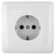 Розетка СУ 1-м Хит с/з RS16-134-B белый