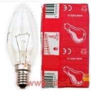 Лампа накаливания ДС (В35) E14 40W свеча