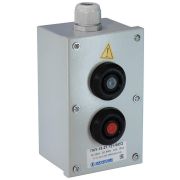 Пост кнопочный ПКУ-15-21.121-54 У2 (1хВК30-10-11110-54 (1з+1р) черн. + 1хВК30-10-11110-54 (1з+1р) красн. + PG-19) пост управления Электротехник ET054487