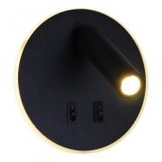 Бра Reluce LED 12W металл/акрил черный 86203-9.2-001KT LED12W BK