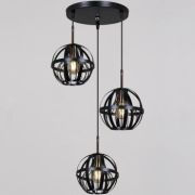 Люстра подвес Reluce 40W*3 Е27 металл черный 05588-0.9-03 BK