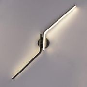 Светильник настенный LED Reluce 40W металл/акрил черный 77063-0.2-02