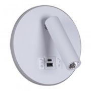 Бра Reluce LED 12W металл/акрил белый 86203-9.2-001KT LED12W+USB WT