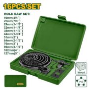 Набор пил кольцевых по дереву 16шт JADEVER JDKJ4416