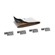 Набор крепеж для пленки (4 клипсы/битумный скотч)