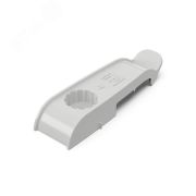 Держатель плоского кабеля односторонний для прямого монтажа на 2 места серый Промрукав