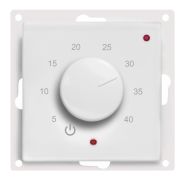 Терморегулятор СУ ТРk.1 Атлас Дизайн (датчик пола, встр., белый)