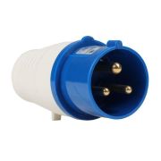 Вилка кабельная 023 32А 220AC 2P+PE 6ч IP44 КЭАЗ 222736
