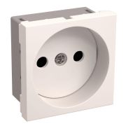 Розетка 1-м 2мод. РКС-20-20-П-К 10А IP20 45х45 без заземл. бел. PRIMER IEK CKK-40D-RSB2-K01-K