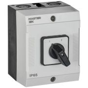 Переключатель кулачковый 10А (сх. 56) в боксе стандартная рукоятка IEK MI-CS20-010-056