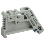 Ограничитель на DIN-рейку 1 винт пластик ИЭК серый