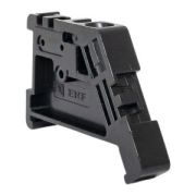 Ограничитель на DIN-рейку EKF 1 винт EW пластик черный